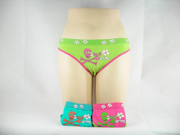 Women's Briefs (Skull Darling Print) 